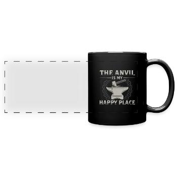 Blacksmith - Full Colour Panoramic Mug - black - Front