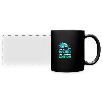 Narval - Mug panoramique uni - noir - Devant