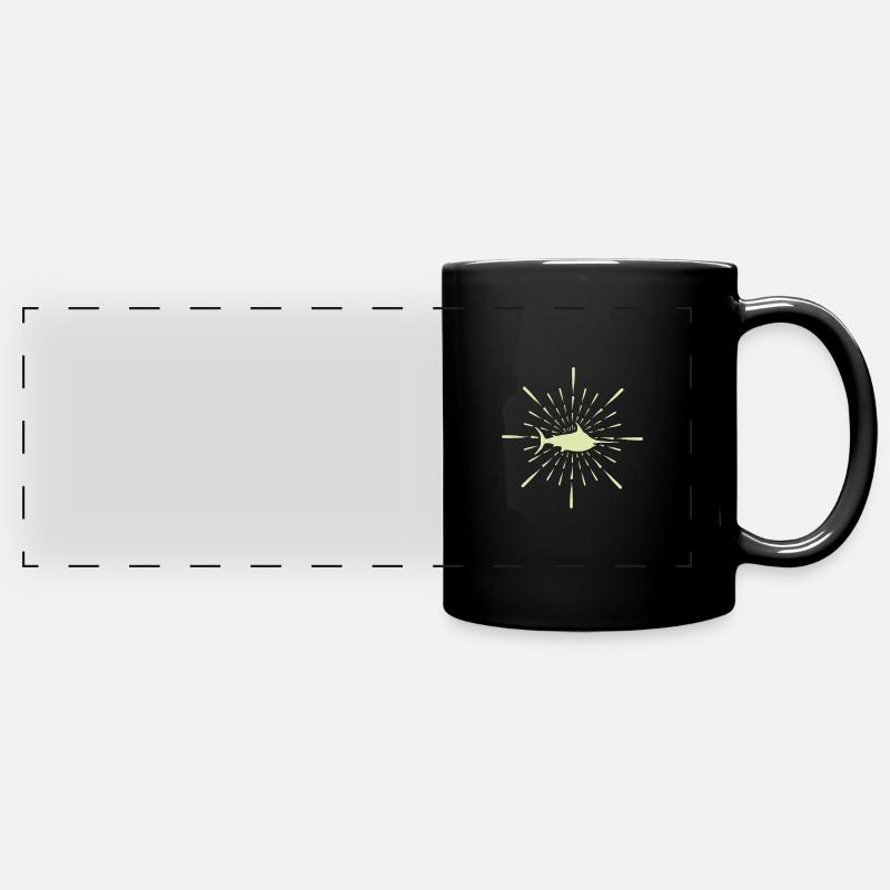 My Shark Shark - Full Colour Panoramic Mug - black
