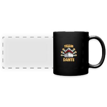 Skittles for Dante Bowling Skittles - Full Colour Panoramic Mug - black - Front