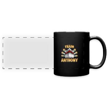 Anthony - Panorama-Tasse farbig - Schwarz - Vorne