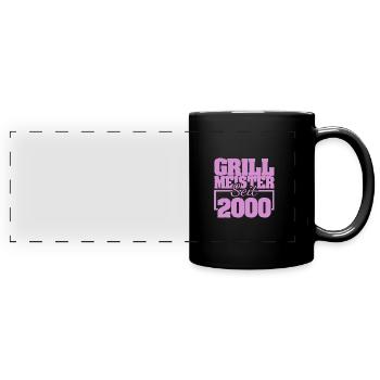 2000 - Full Colour Panoramic Mug - black - Front