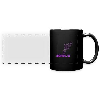 Lustig Soralie - Panorama-Tasse farbig - Schwarz - Vorne