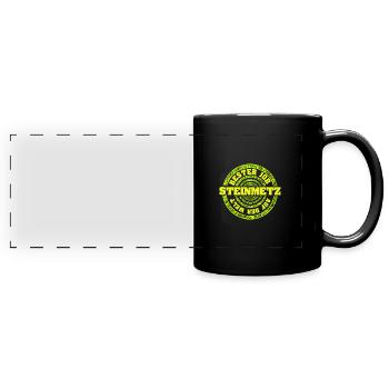 Emploi tailleur de pierre - Mug panoramique uni - noir - Devant