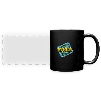 Freizeit Athur - Panorama-Tasse farbig - Schwarz - Vorne