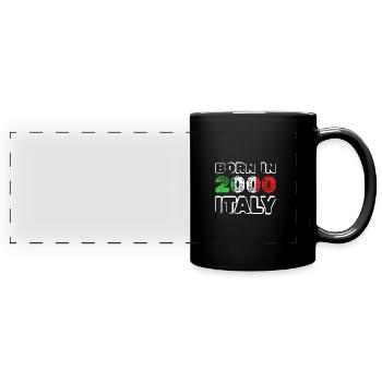 2000 - Full Colour Panoramic Mug - black - Front