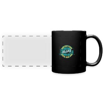 Elias - Full Colour Panoramic Mug - black - Front