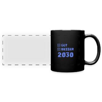 2030 - Full Colour Panoramic Mug - black - Front