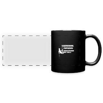 Vorname Willi - Panorama-Tasse farbig - Schwarz - Vorne