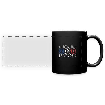 Born in 2030 - Full Colour Panoramic Mug - black - Front
