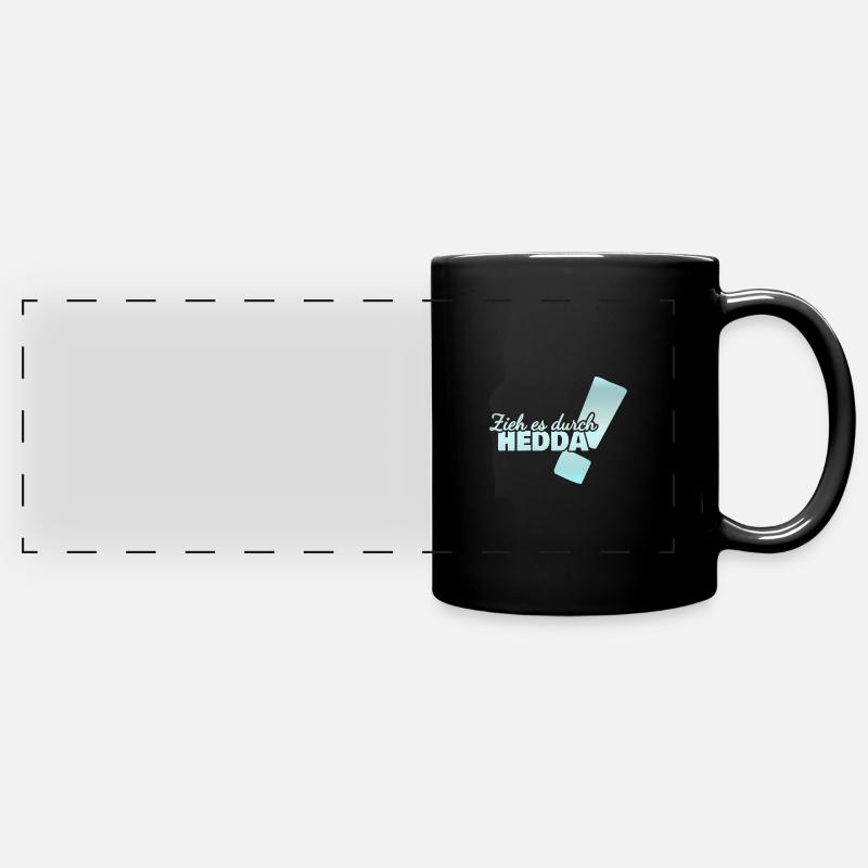Nome Hedda - Tazza colorata con vista - nero