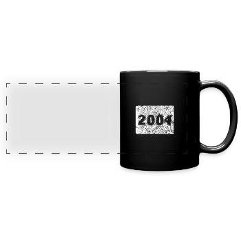 Number 2004 - Full Colour Panoramic Mug - black - Front