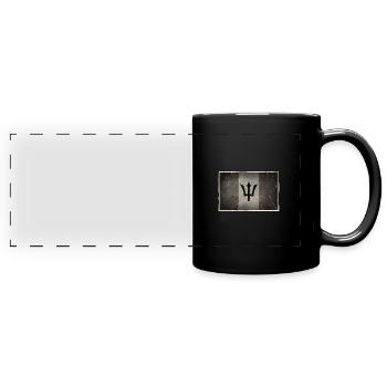 Barbados - Full Colour Panoramic Mug - black - Front