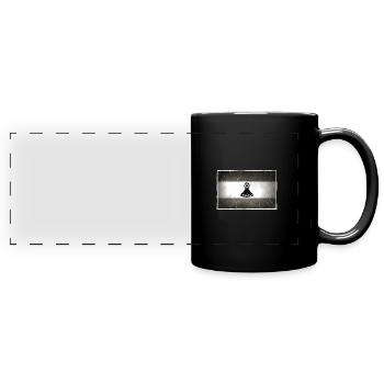 Lesotho - Panorama-Tasse farbig - Schwarz - Vorne