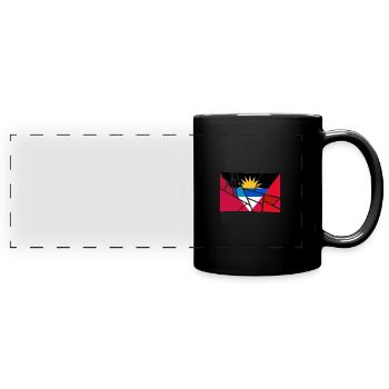 Antigua and Barbuda - Full Colour Panoramic Mug - black - Front