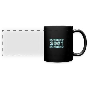 Year: 2001 - Full Colour Panoramic Mug - black - Front