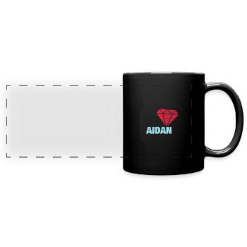 Noble Aidan - Mug panoramique uni - noir - Devant
