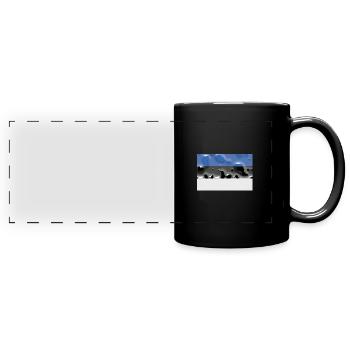 Estonia - Full Colour Panoramic Mug - black - Front