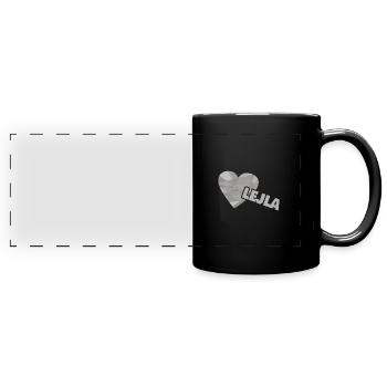 Dear Lejla, - Full Colour Panoramic Mug - black - Front