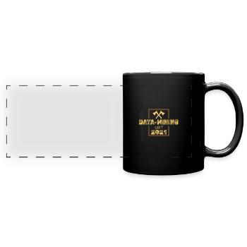 Données 2021 - Mug panoramique uni - noir - Devant