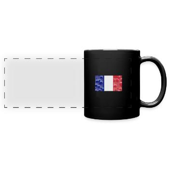 Martinique - Panorama-Tasse farbig - Schwarz - Vorne