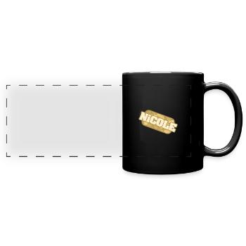 Bio Nicole - Panorama-Tasse farbig - Schwarz - Vorne