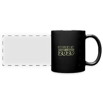 Master Mason 2029 - Full Colour Panoramic Mug - black - Front
