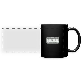 Santé Heidi - Mug panoramique uni - noir - Devant