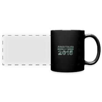 2015 - Panorama-Tasse farbig - Schwarz - Vorne