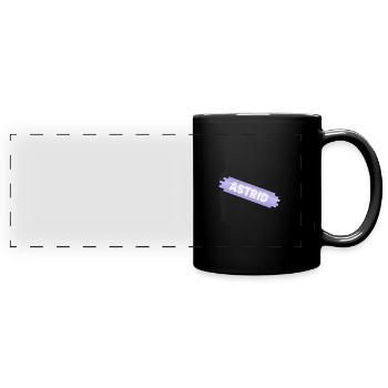 Geschenk für Astrid - Panorama-Tasse farbig - Schwarz - Vorne