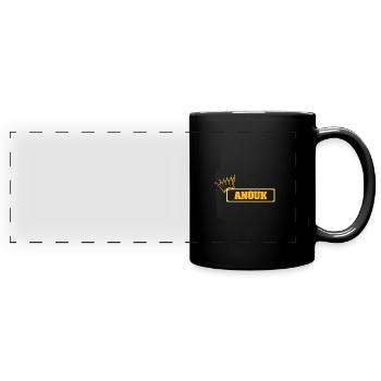 Anouk comme nom - Mug panoramique uni - noir - Devant