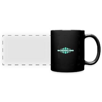 Make-up artist - Full Colour Panoramic Mug - black - Front