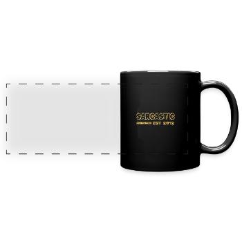 Sarcastic 2012 - Panorama-Tasse farbig - Schwarz - Vorne
