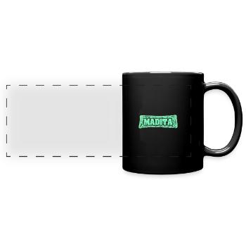 Madita comme nom de naissance - Mug panoramique uni - noir - Devant