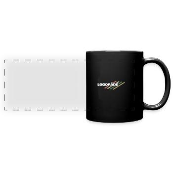 Logopäde als Arbeitsplatz - Panorama-Tasse farbig - Schwarz - Vorne