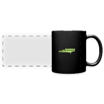 Splash of Colour Maurice - Full Colour Panoramic Mug - black - Front