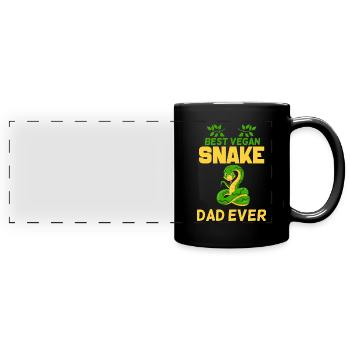 Snake - Full Colour Panoramic Mug - black - Front