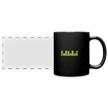 Name: Lilli - Full Colour Panoramic Mug - black - Front