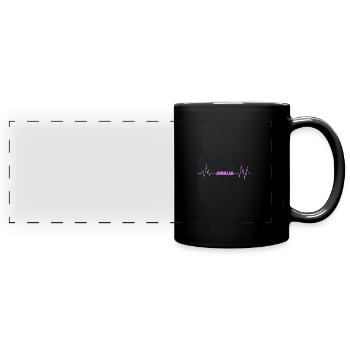 Geschenk für Amalia - Panorama-Tasse farbig - Schwarz - Vorne
