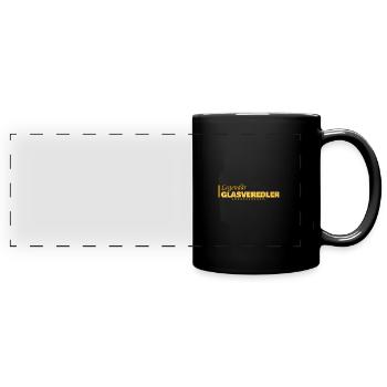 Profession Finisseur de verre - Mug panoramique uni - noir - Devant