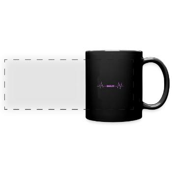 Vorname Bailey - Panorama-Tasse farbig - Schwarz - Vorne