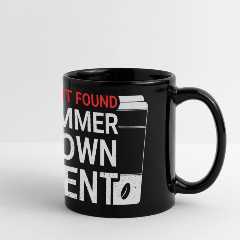 Aus Kaffee Code generieren Programmierer Panorama-Tasse farbig