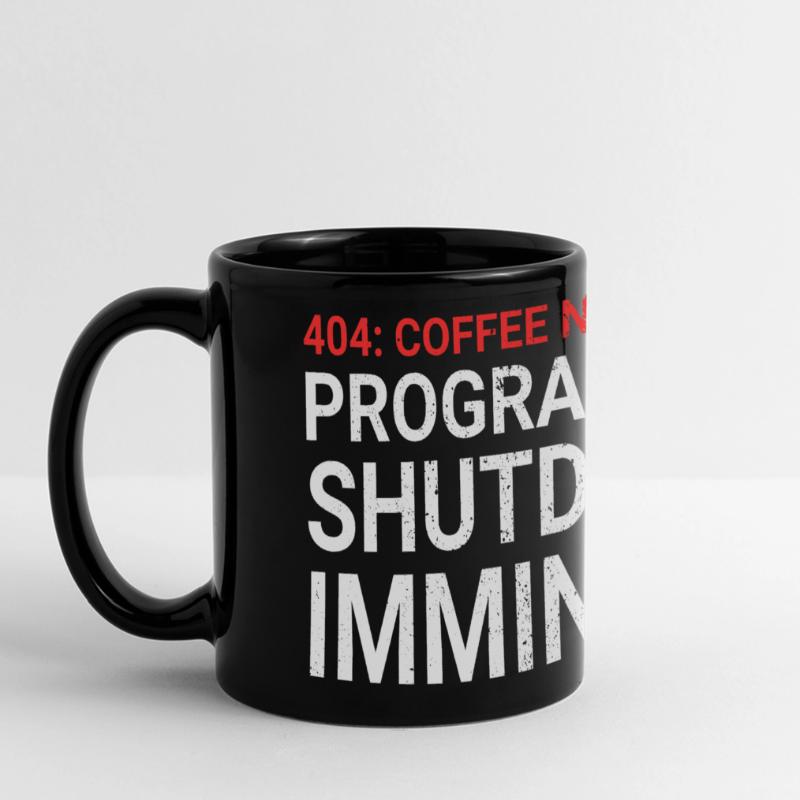 Programmers generate code from coffee Full Colour Panoramic Mug