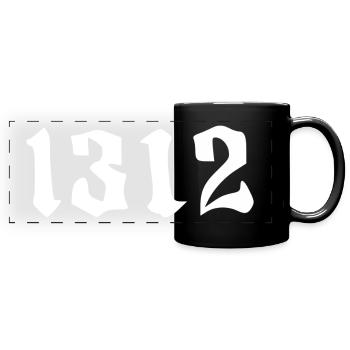 ACAB 1312 Cops - Panorama-Tasse farbig - Schwarz - Vorne