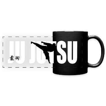 Ju-Jutsu Ju Jutsu Jiu Jitsu Martial Arts Martial Arts - Full Colour Panoramic Mug - black - Front