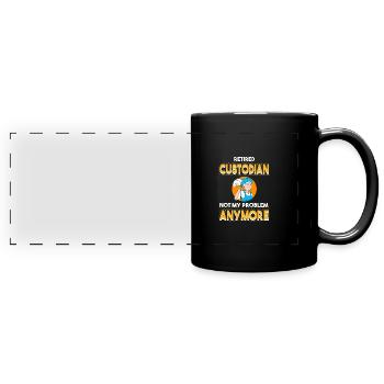 School caretaker - Full Colour Panoramic Mug - black - Front