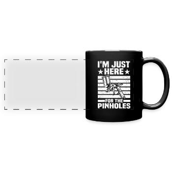 Profession de peintre automobile | Voitures d’entraînement Cadeaux - Mug panoramique uni - noir - Devant