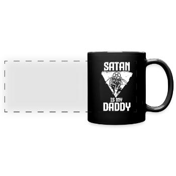 Satanism | Satanist Satan Pentagram Gifts - Full Colour Panoramic Mug - black - Front