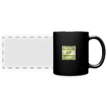 Owned by Christa - Full Colour Panoramic Mug - black - Front
