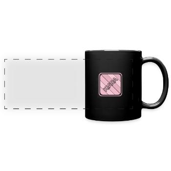 First name Kiara - Full Colour Panoramic Mug - black - Front